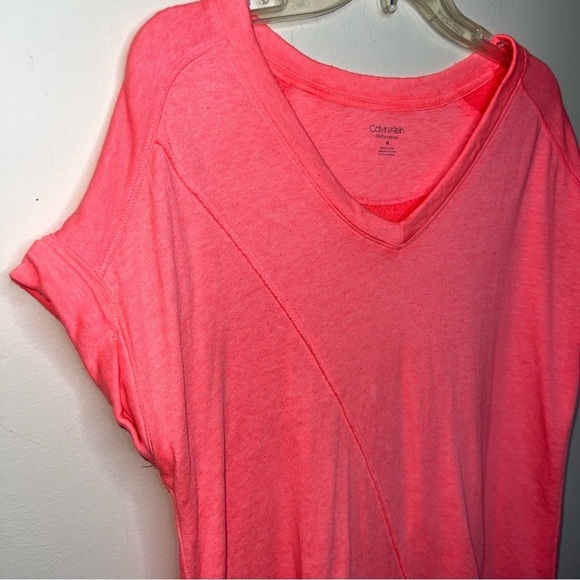 Calvin Klein Performance Hot Pink Asymmetrical Top Size Medium - Picture 5 of 7